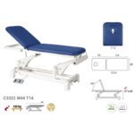C3523 Ecopostural table de massage électrique en 2 plans