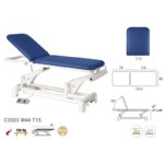 C3523 Ecopostural table de massage électrique en 2 plans