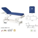 C3523 Ecopostural table de massage électrique en 2 plans