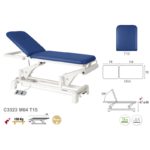 C3523 Ecopostural table de massage électrique en 2 plans
