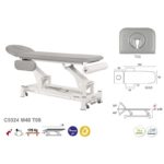 C5524 Ecopostural table de massage électrique en 2 plans