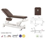C5534 Ecopostural table de massage électrique en 2 plans