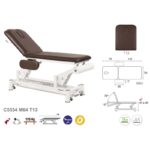 C5534 Ecopostural table de massage électrique en 2 plans