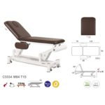 C5534 Ecopostural table de massage électrique en 2 plans