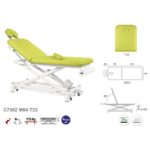 C7502 Ecopostural table de massage électrique en 2 plans