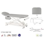 C7524 Ecopostural table de massage électrique en 2 plans