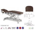 C7930 Ecopostural table de massage électrique en 3 plans C7930 Ecopostural table de massage électrique en 3 plans