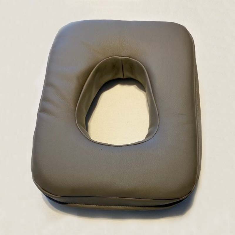 Housse plastifiée pour coussin de visage