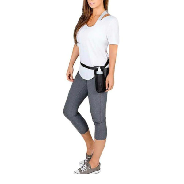 Sac banane avec support pour 1 bouteilles de 125 ml d’huile ou crème