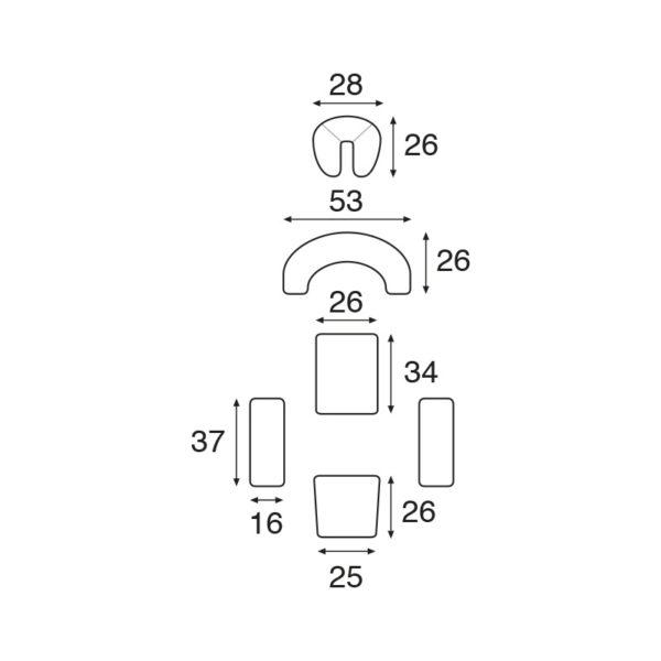 Chaise de Massage T-2701