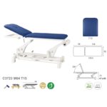C3723 Ecopostural table de massage hydraulique en 2 plans
