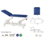 C3753 Ecopostural table de massage hydraulique en 2 plans C3753 Ecopostural table de massage hydraulique en 2 plans