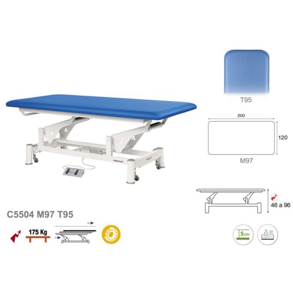 C5504 Table de massage bobath en 1 plan Ecopostural